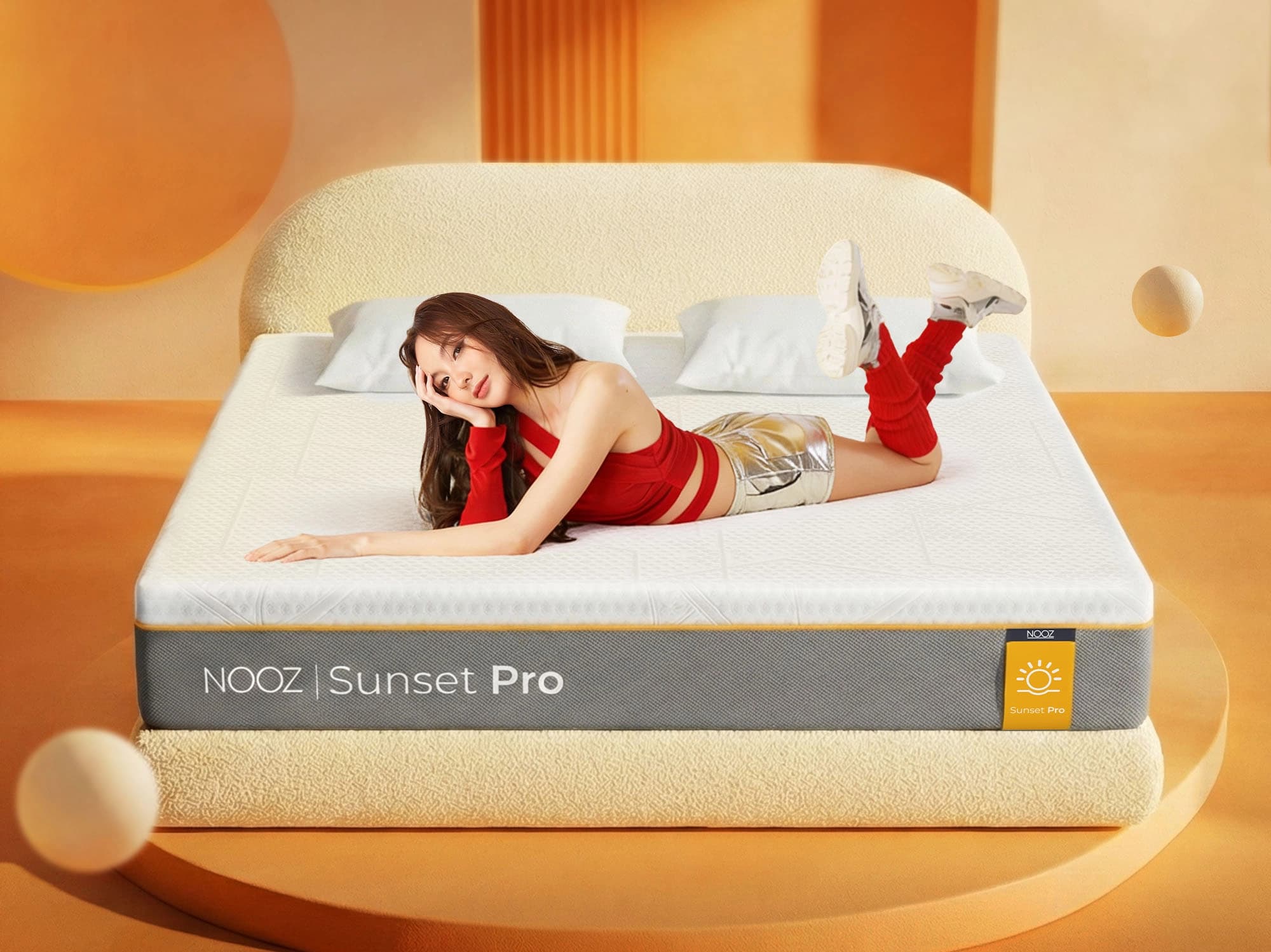 NOOZ Sunset Pro乳膠活性碳床墊 5